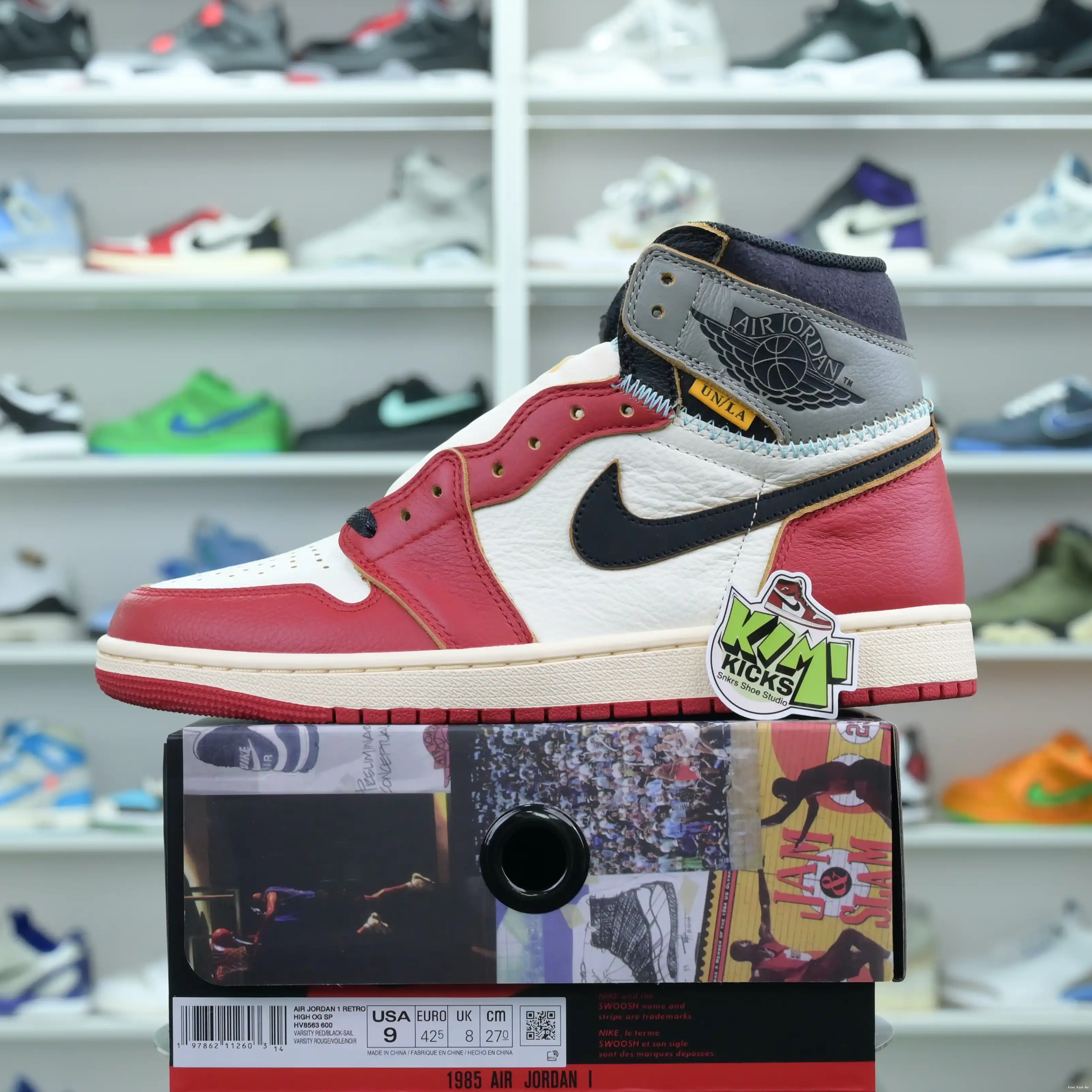 Air Kimikick x Union LA Jordan 1 Jordan 0812